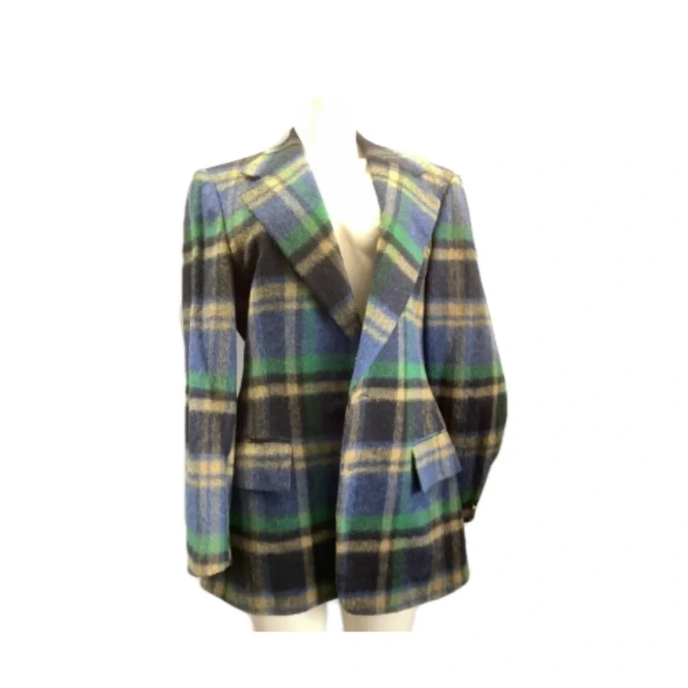 Geoffrey Beene plaid jacket - Picture 1 of 9